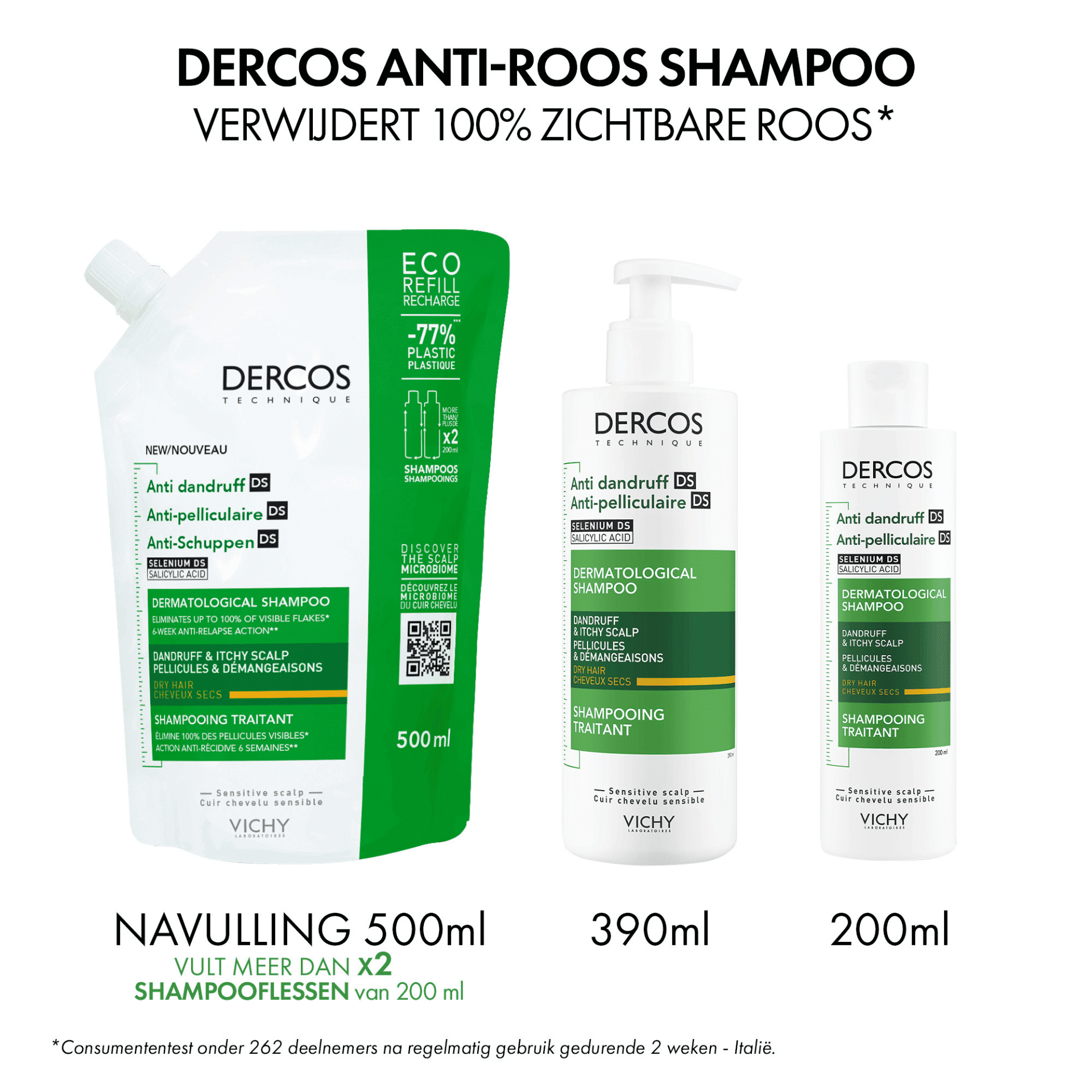 Vichy Dercos Anti-Roos DS Droog Haar Vichy Dercos Anti-Roos DS Droog Haar