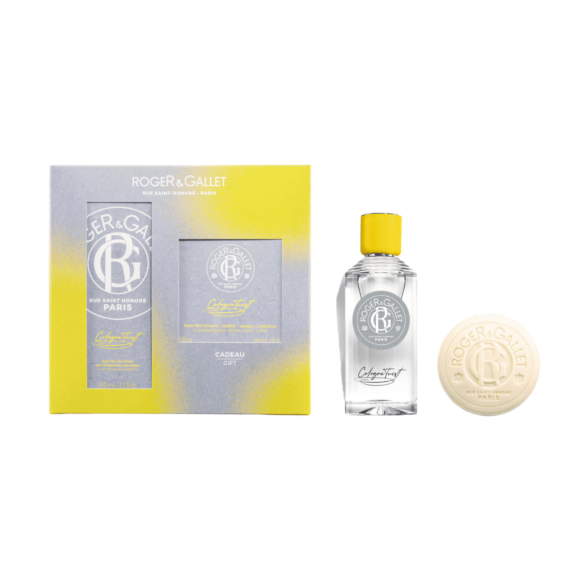 Roger & Gallet Eau de Cologne + 3-in-1 Zeep Geschenkset