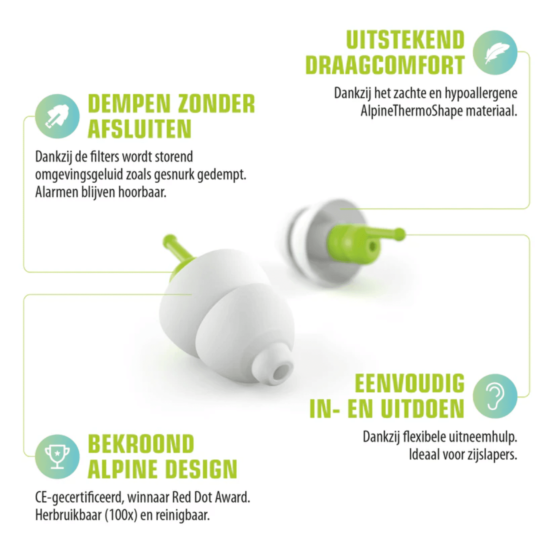 Alpine SleepSoft Oordoppen Alpine SleepSoft Oordoppen