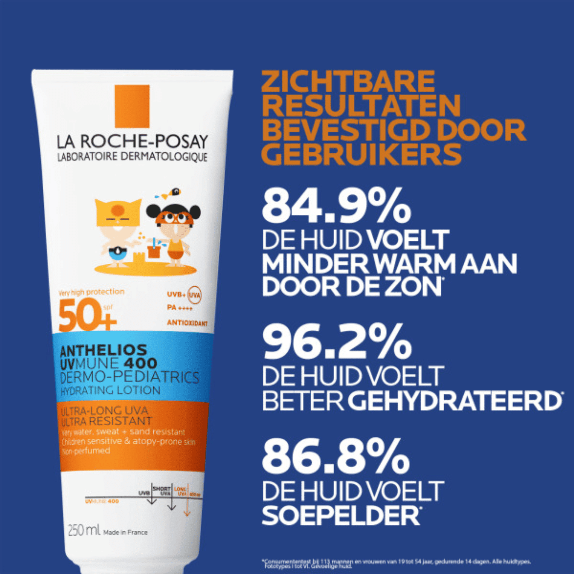 La Roche-Posay Anthelios UVMune400 Dermo-Pediatrics Hydraterende Melk SPF 50+ La Roche-Posay Anthelios UVMune400 Dermo-Pediatrics Hydraterende Melk SPF 50+