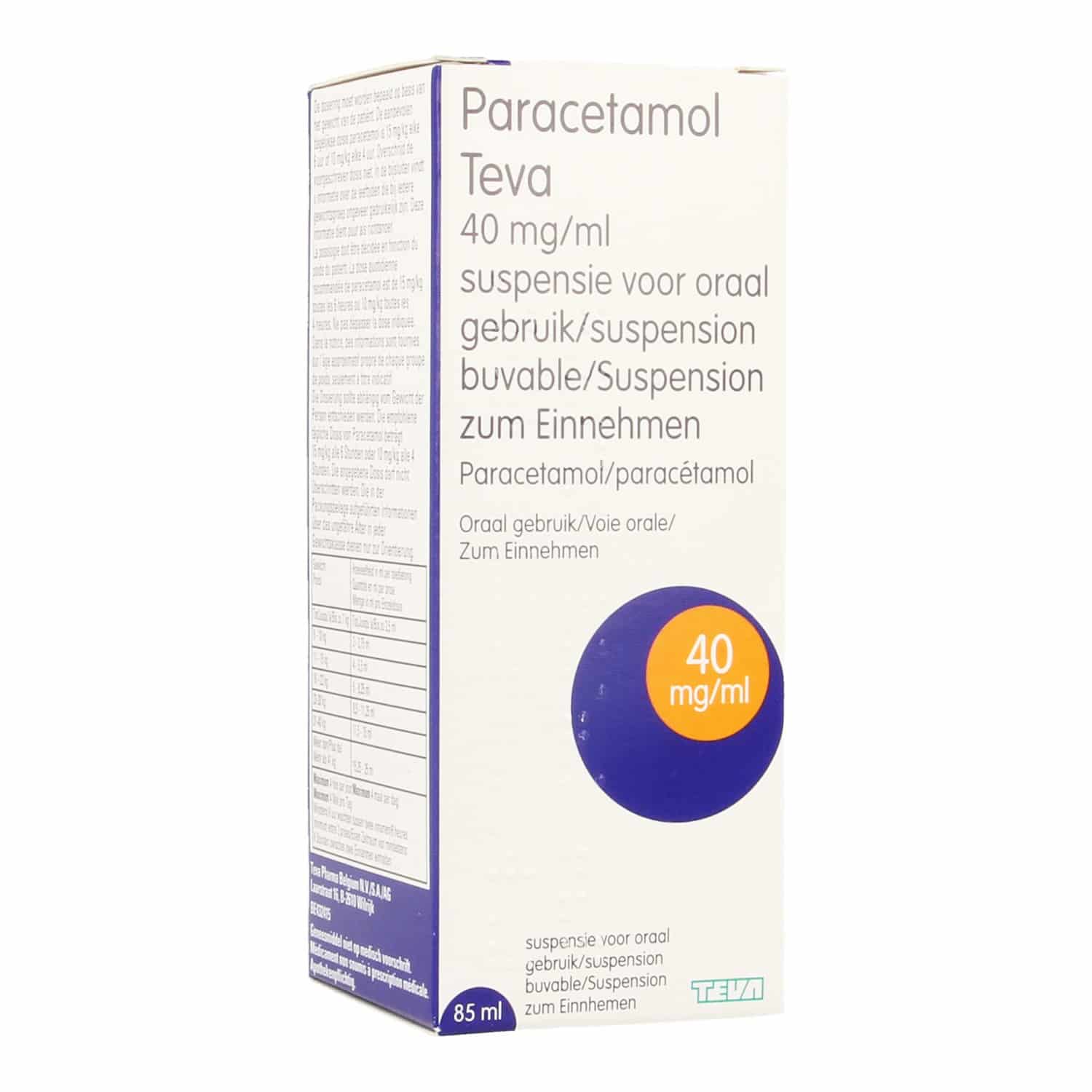 Paracetamol Teva 40 mg/ml Paracetamol Teva 40 mg/ml