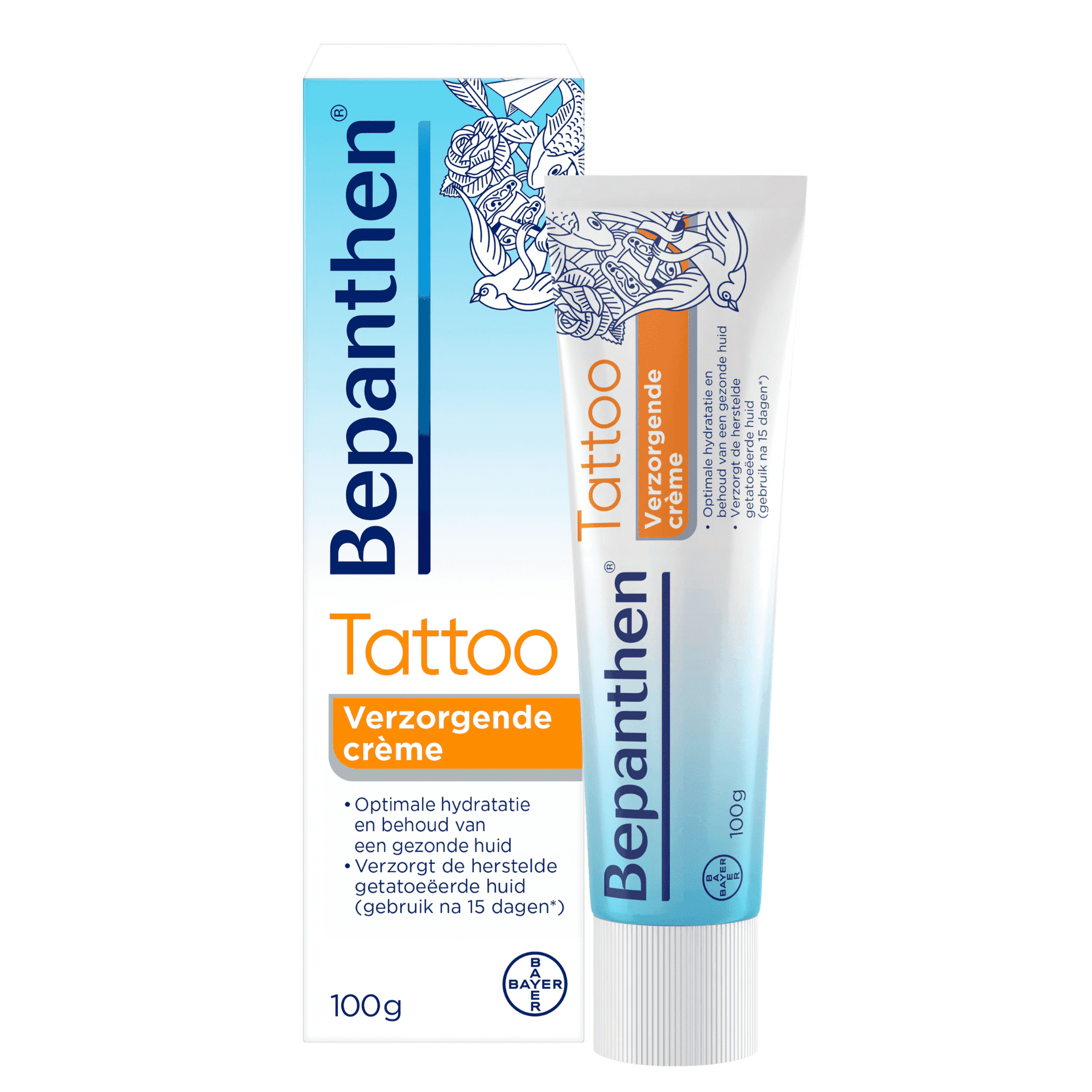 Bepanthen Tattoo Creme Soins Tube 100g