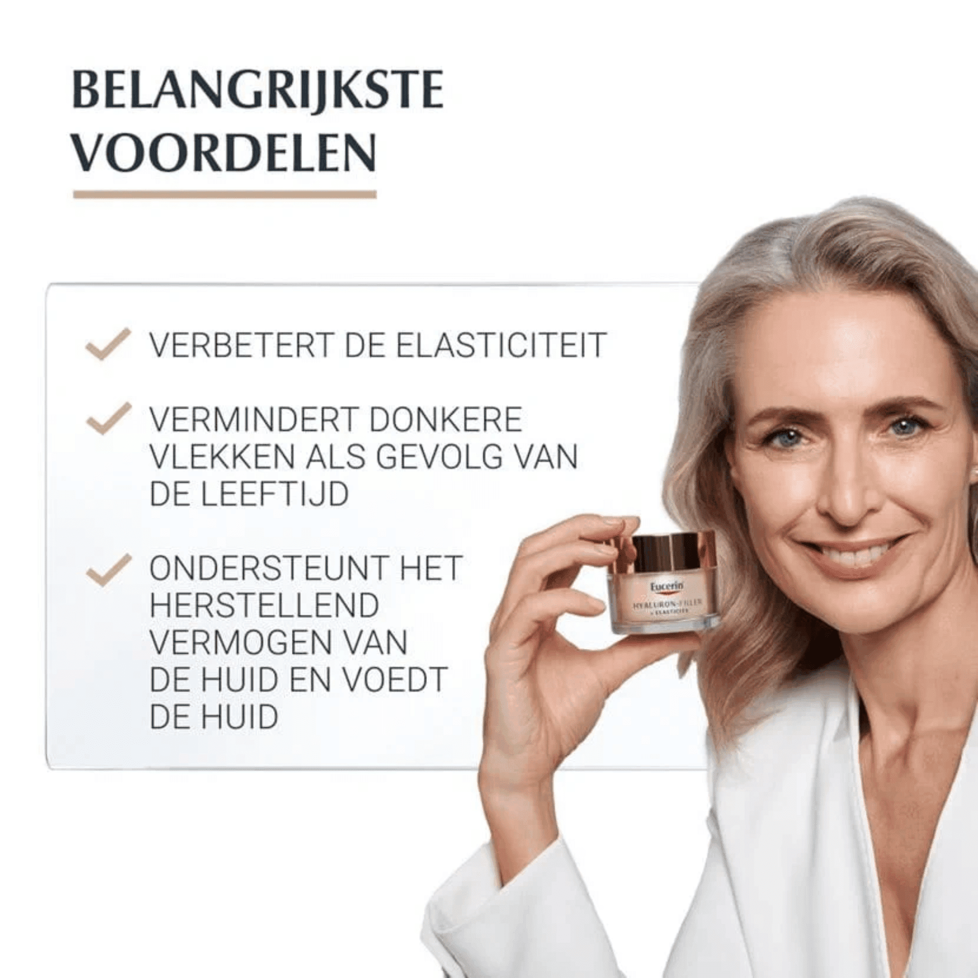 Eucerin Hyaluron Filler+elast. Soin Nuit Ip15 50ml