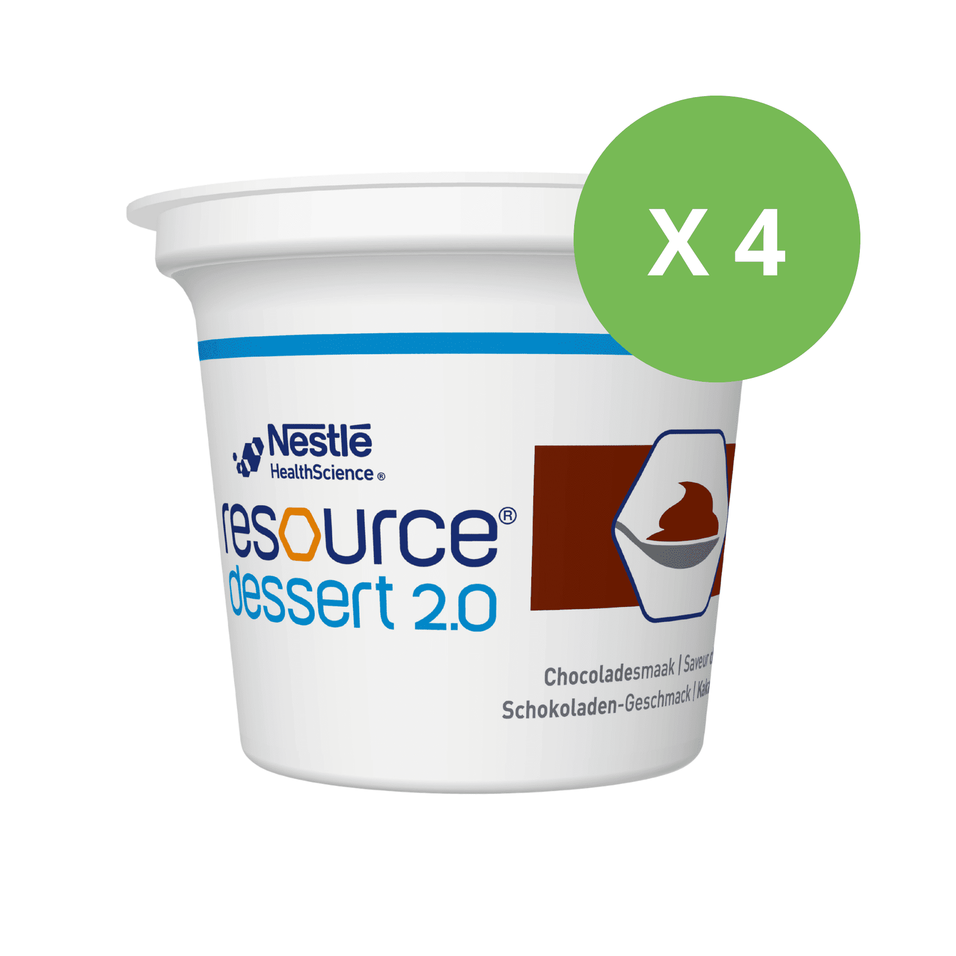 Nestlé Resource Dessert 2.0 4 x 125 g