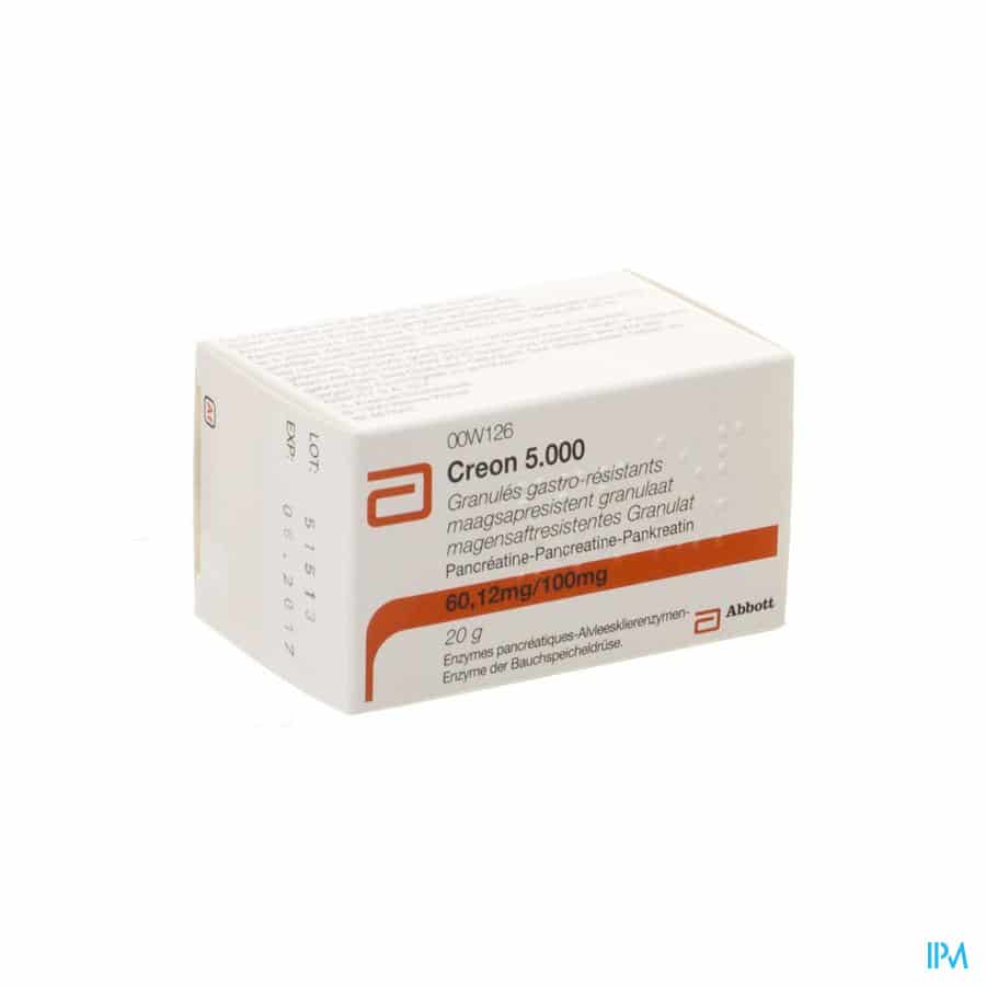 Creon 5000 Maagsapresist Granulaat Creon 5000 Maagsapresist Granulaat