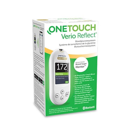 One Touch Verio Reflect Bloedglucosemeter One Touch Verio Reflect Bloedglucosemeter