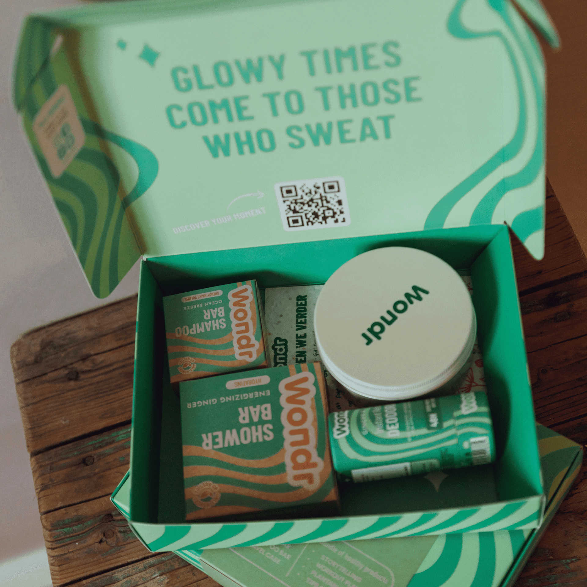 WONDR Moments Sweat & Glow Geschenkset