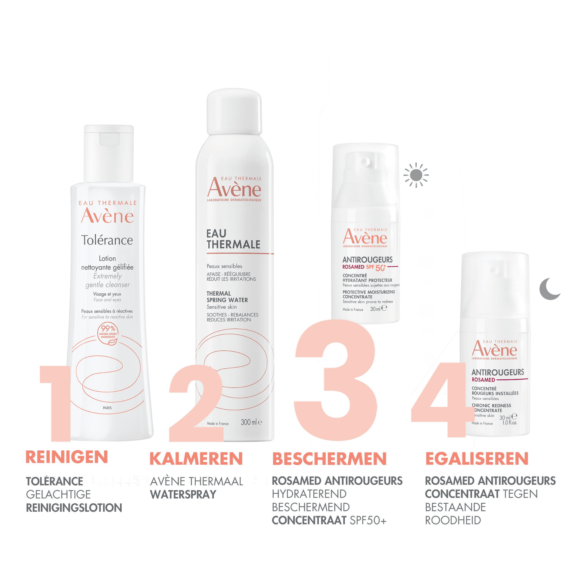 Avène Antirougeurs Rosamed SPF 50+ Beschermende Hydraterende Concentraat Avène Antirougeurs Rosamed SPF 50+ Beschermende Hydraterende Concentraat