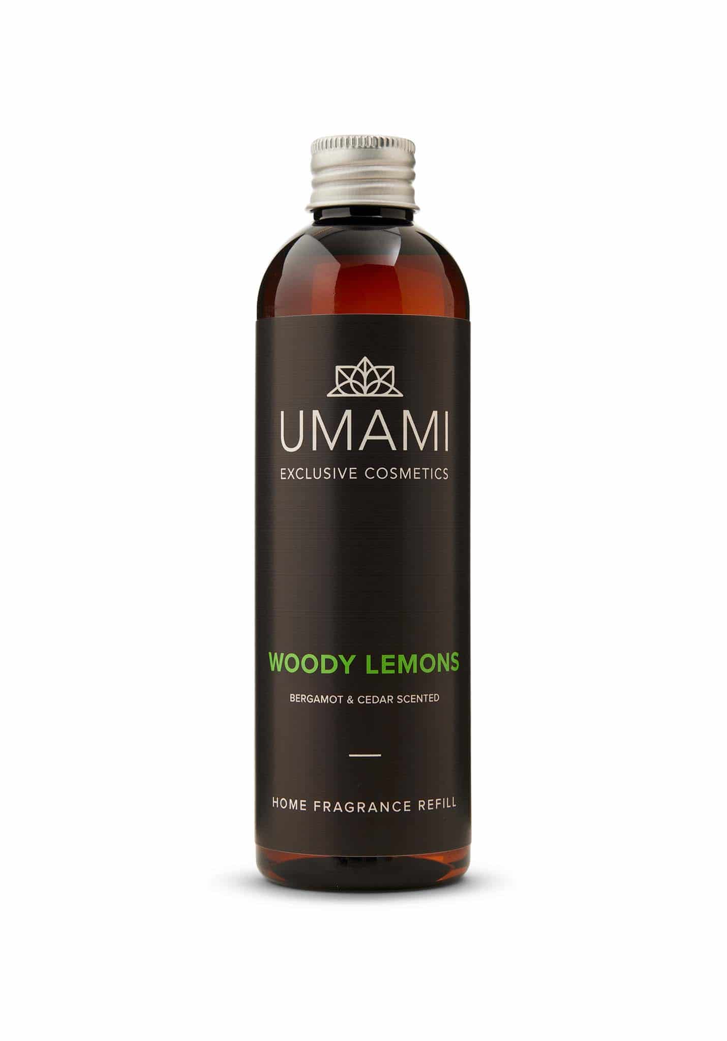 Umami Woody Lemons Refill Geurstokjes 250ml Umami Woody Lemons Refill Geurstokjes 250ml