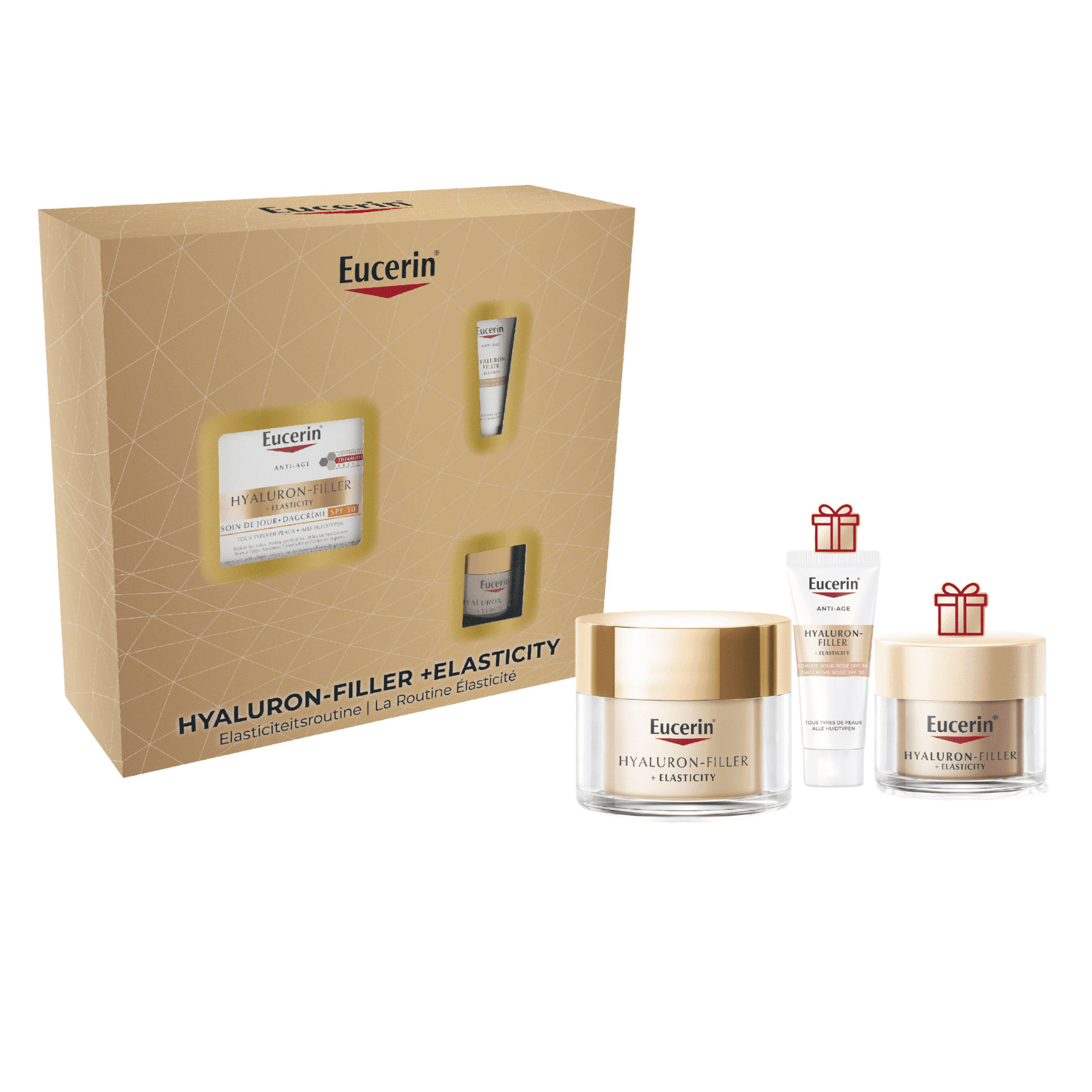 Eucerin Hyaluron-Filler + Elasticity Dagcrème SPF 30 Geschenkset