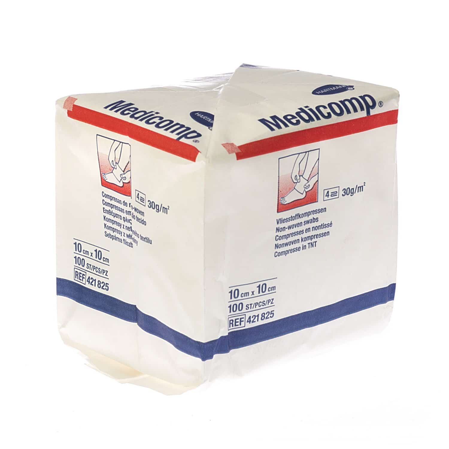 Hartmann Medicomp Kompressen 4pl 10 x 10 cm Hartmann Medicomp Kompressen 4pl 10 x 10 cm