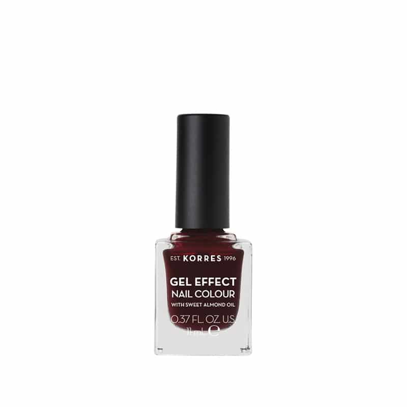 Korres KM Gel Effect Nagellak 57 Burgundy Red Korres KM Gel Effect Nagellak 57 Burgundy Red