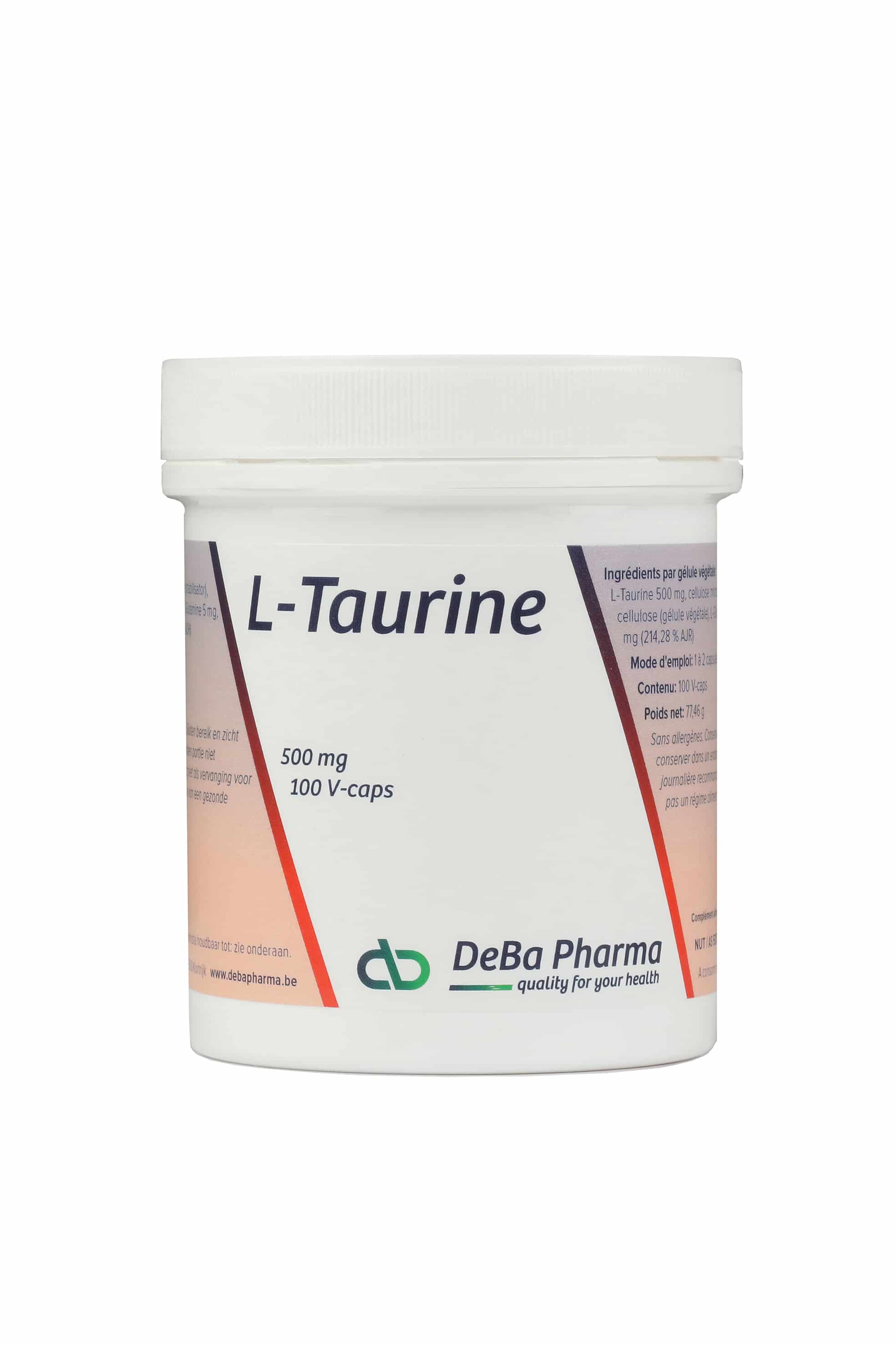Deba L-Taurine 500 mg Deba L-Taurine 500 mg