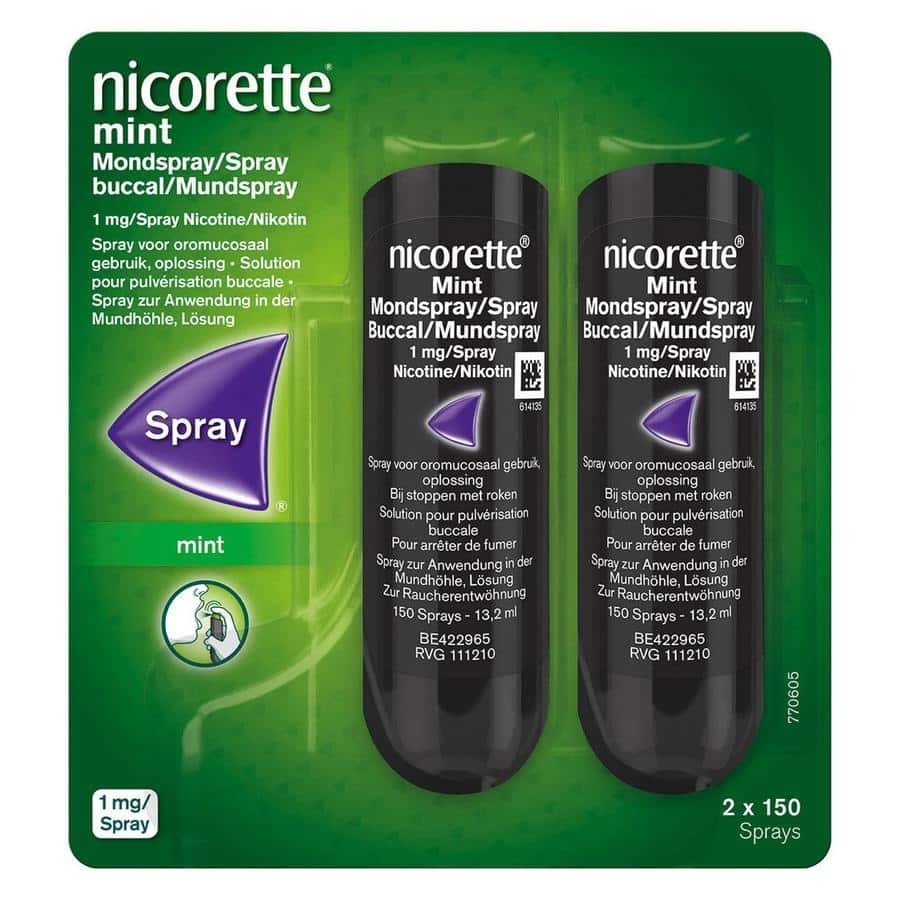 Nicorette Mint Spray 1 mg Duo Nicorette Mint Spray 1 mg Duo