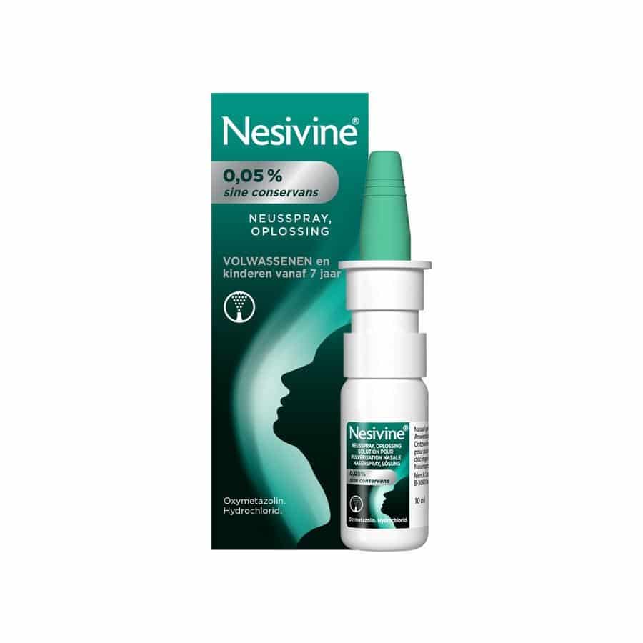 Nesivine Neusspray Zonder Bewaarmiddelen 0.05% Nesivine Neusspray Zonder Bewaarmiddelen 0.05%