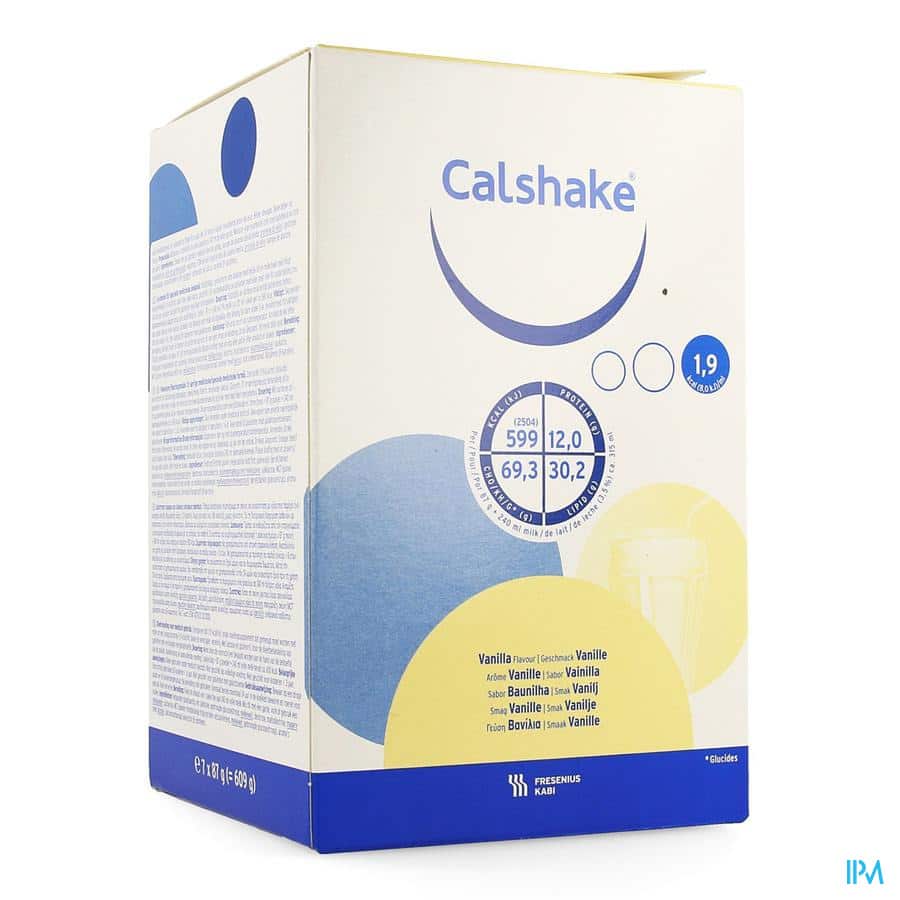 Calshake Vanille Zakje Calshake Vanille Zakje