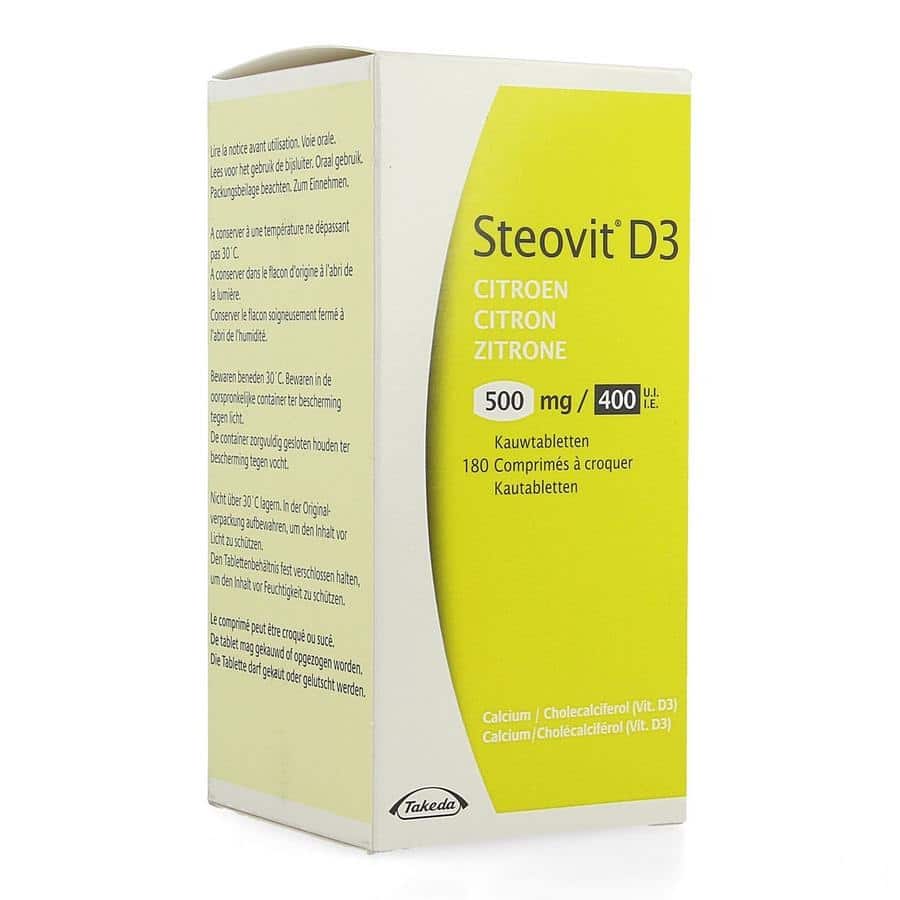 Steovit D3 Citroen 500 mg/400 IU Steovit D3 Citroen 500 mg/400 IU