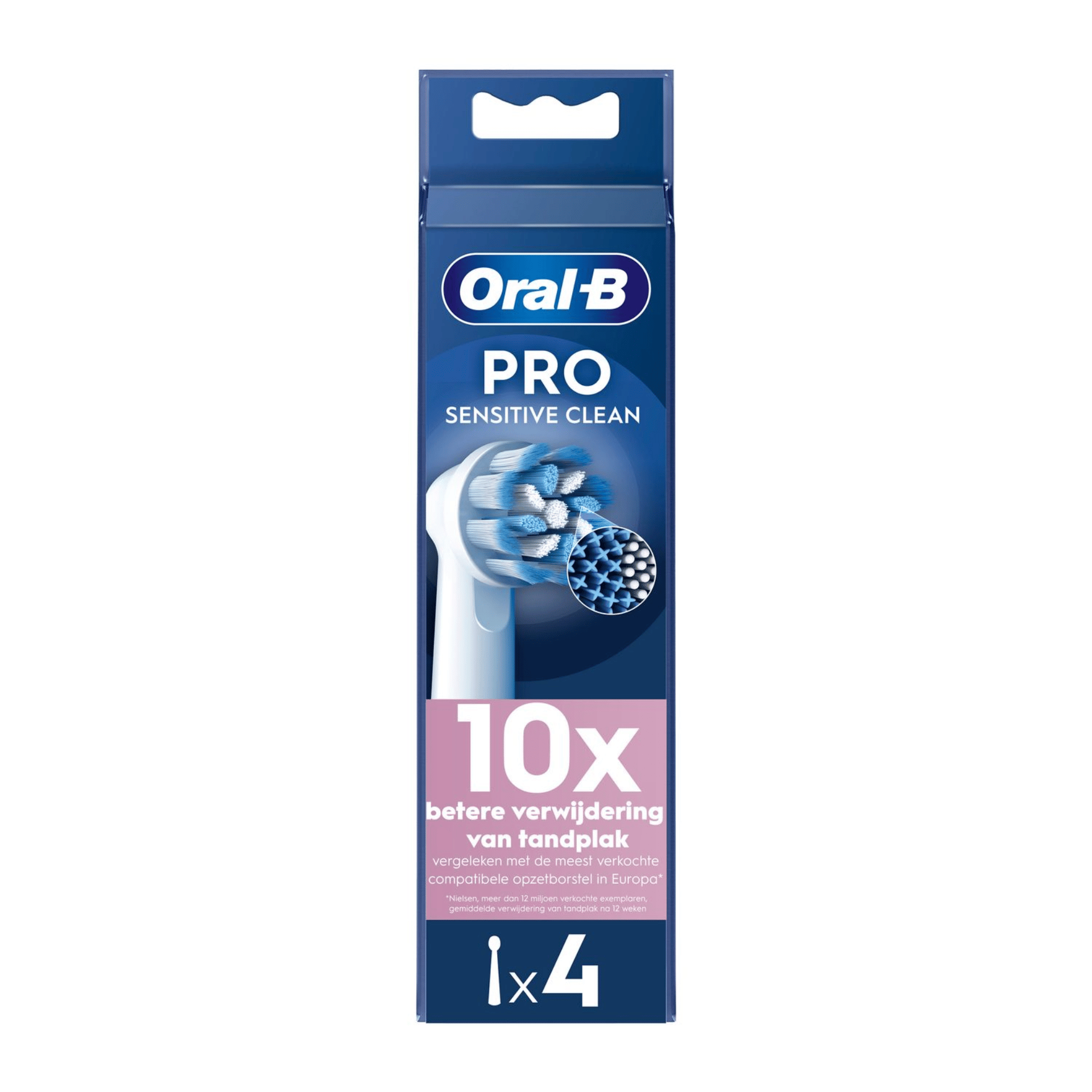 Oral-B Pro Sensitive Clean Opzetborstels Wit Oral-B Pro Sensitive Clean Opzetborstels Wit