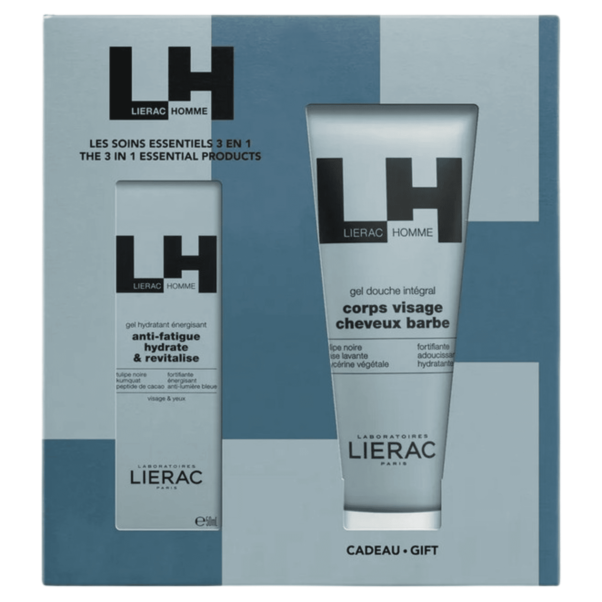 Lierac Homme Hydraterende Gel + Douchegel Geschenkset