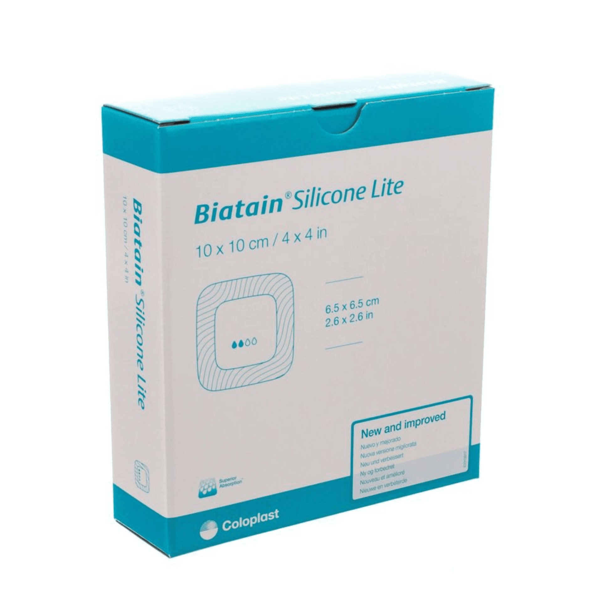 Coloplast Biatain Silicone Lite Schuimverband 10 x 10 cm