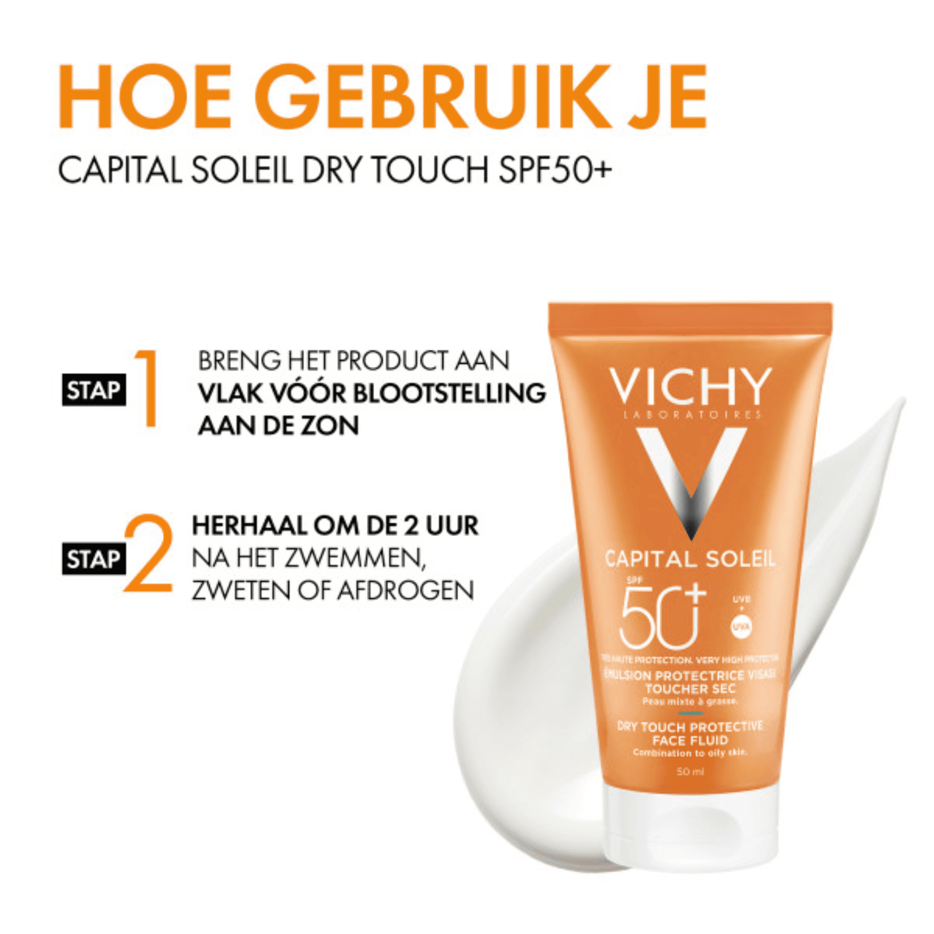 Vichy Ideal Soleil Emulsion Toucher Sec SPF50+ Vichy Ideal Soleil Emulsion Toucher Sec SPF50+