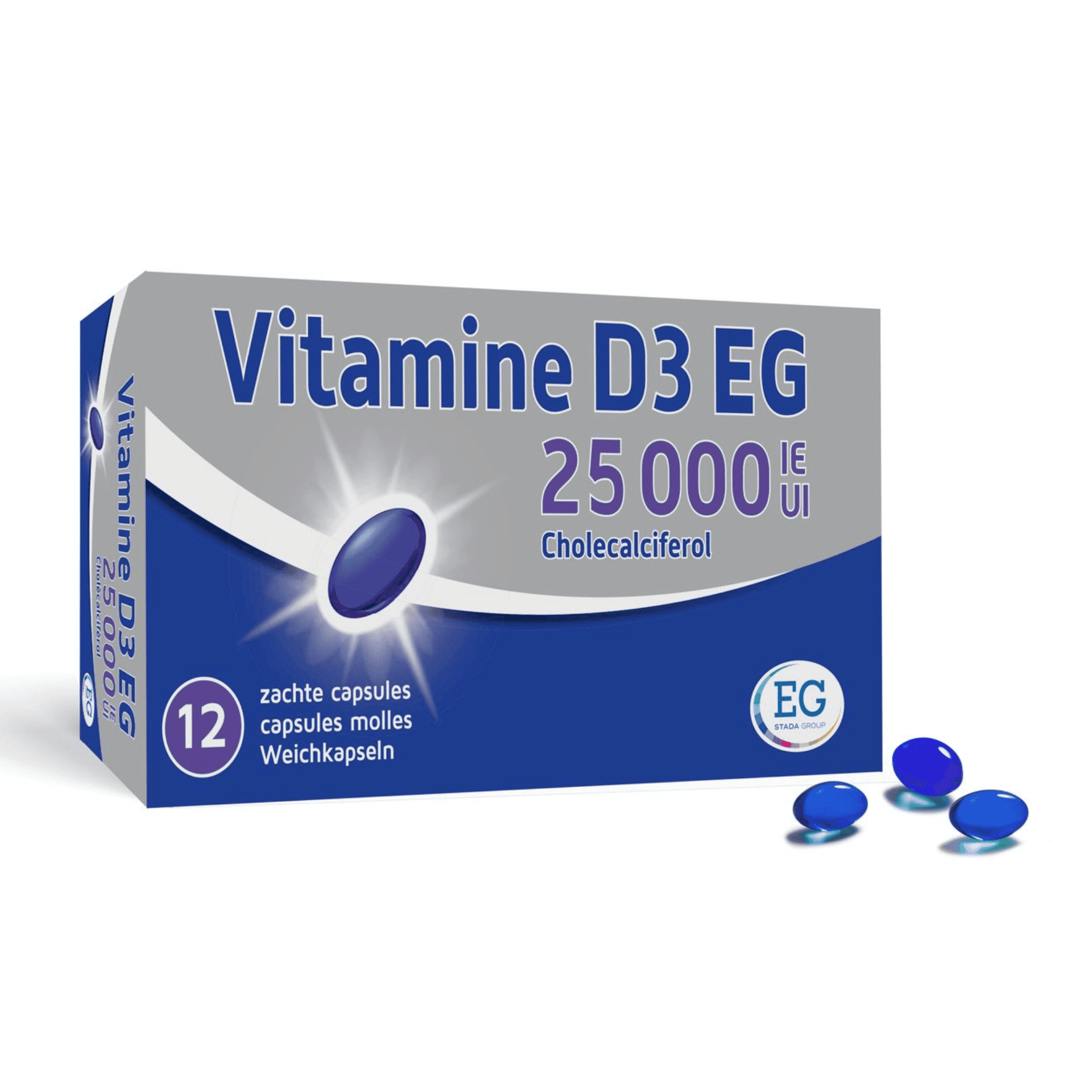 VITAMINE D EG 25000 I.E. 12 CAPS VITAMINE D EG 25000 I.E. 12 CAPS