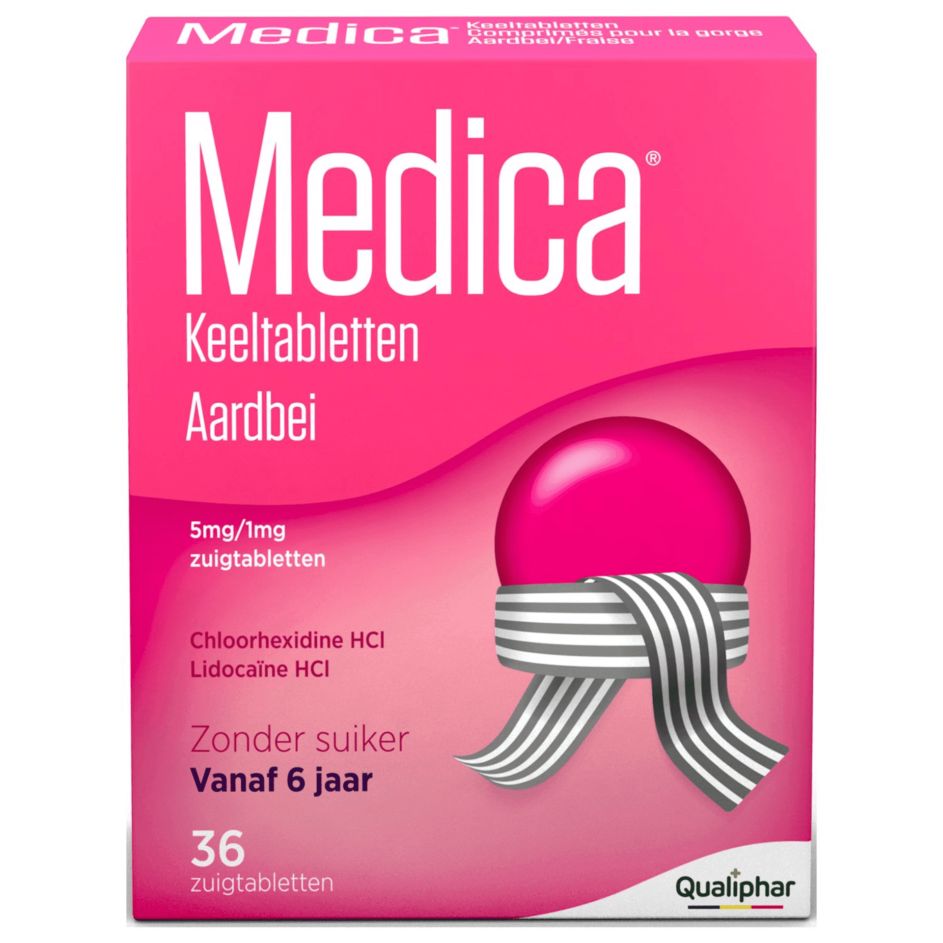 Medica Keeltabletten Aardbei