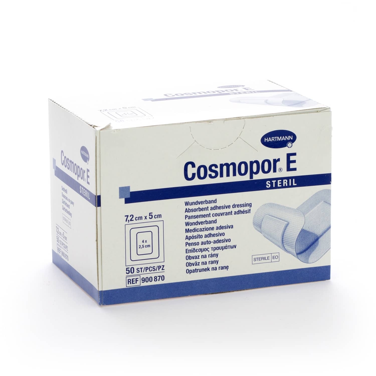 Hartmann Cosmopor E Verband Steriel 7,2 x 5 cm Hartmann Cosmopor E Verband Steriel 7,2 x 5 cm