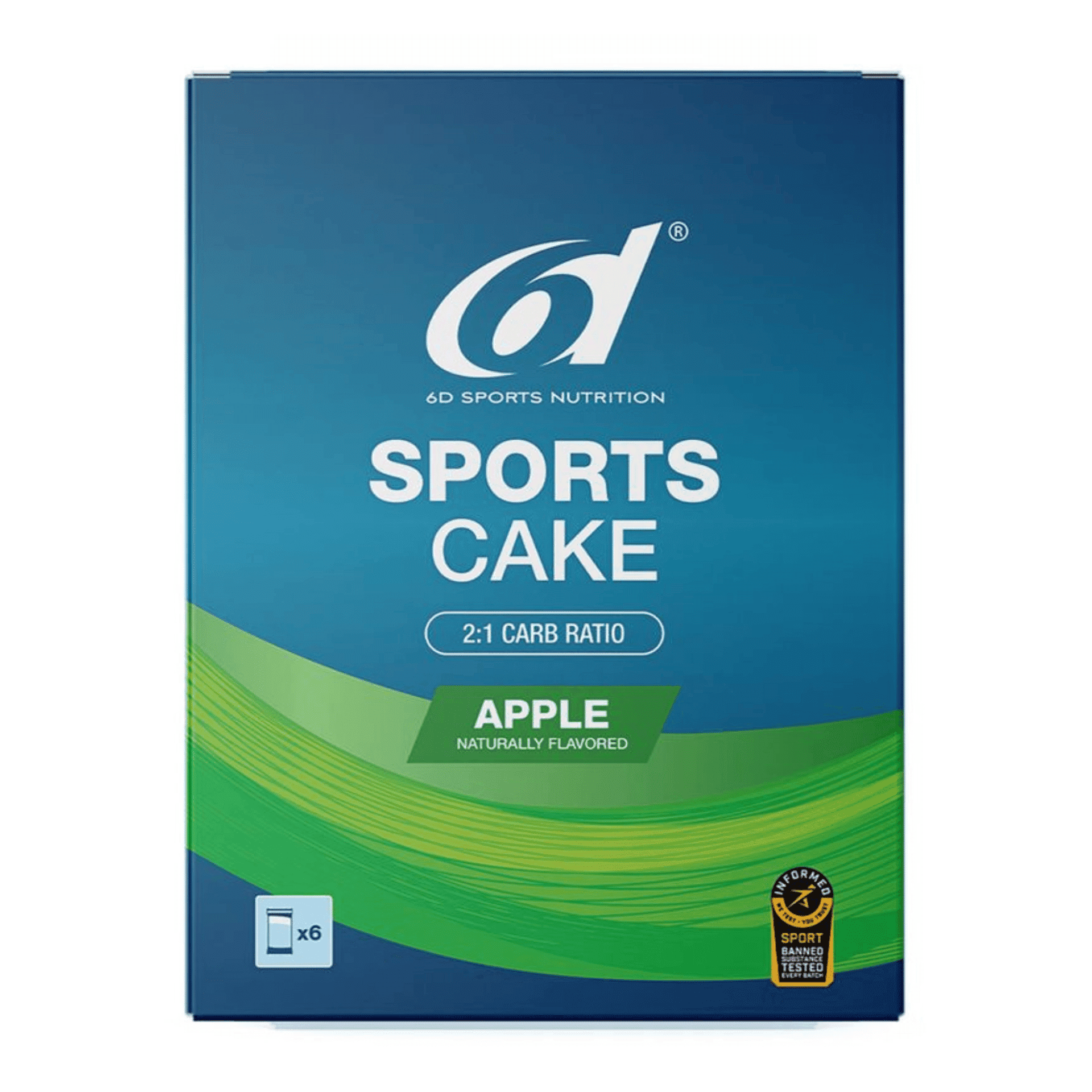 6d Sports Cake Apple 6x41g