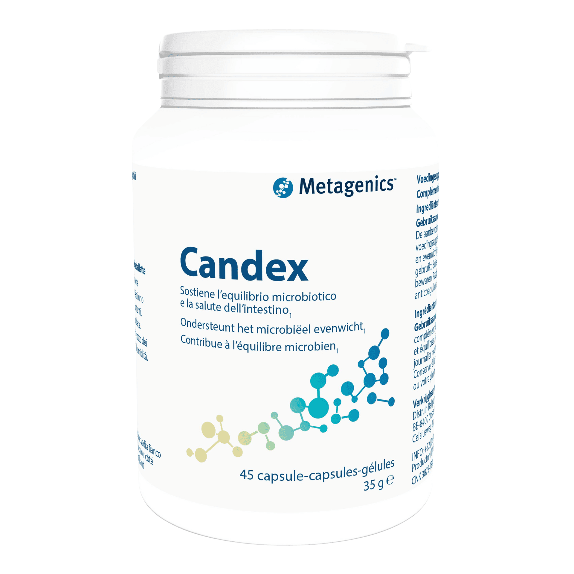 Candex Pot Caps 45 22361 Metagenics