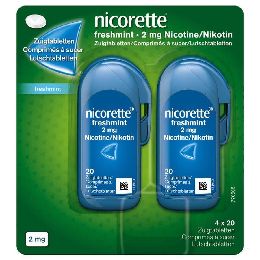 Nicorette Freshmint Zuigtabletten 2 mg
