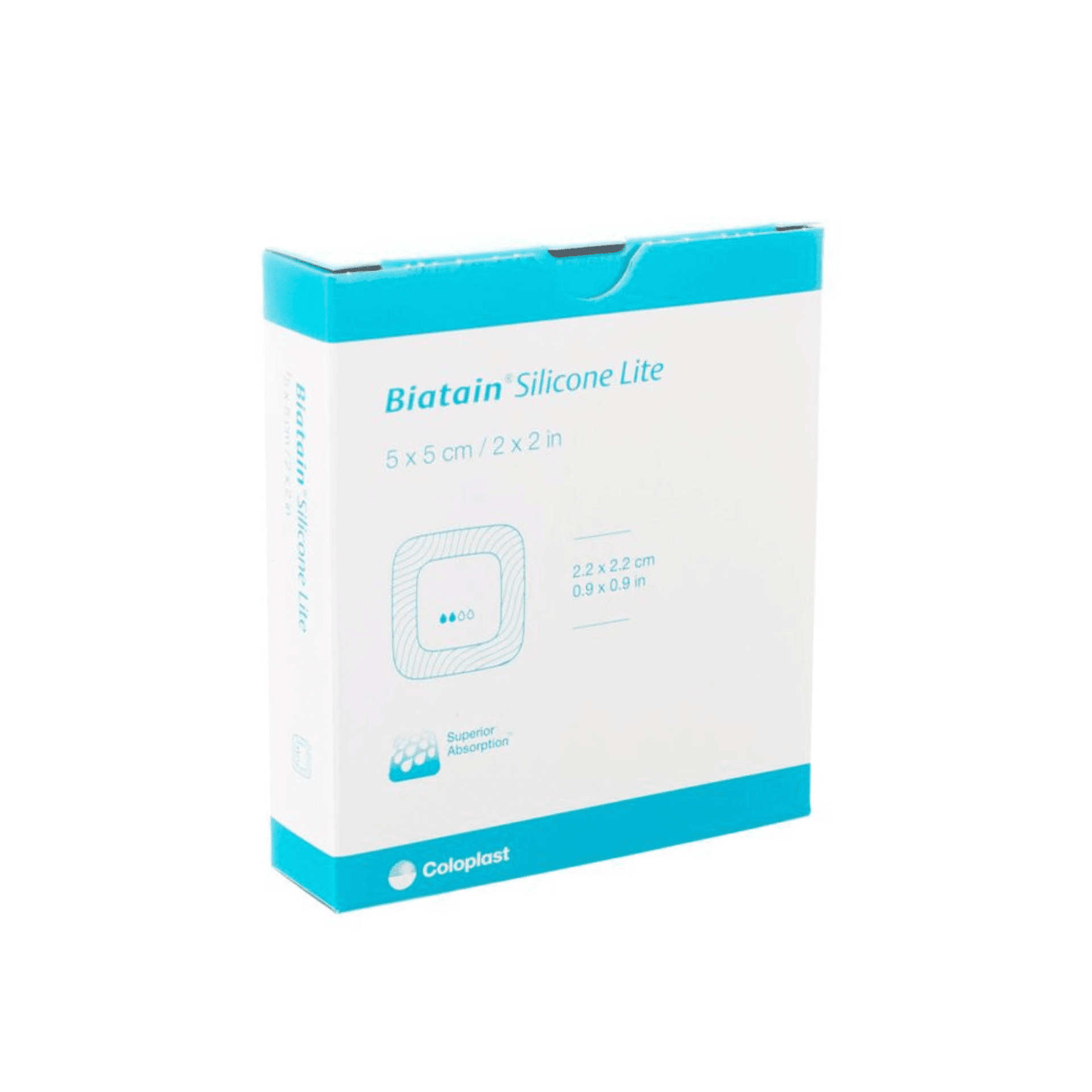 Coloplast Biatain Silicone Lite Schuimverband 5 x 5 cm Coloplast Biatain Silicone Lite Schuimverband 5 x 5 cm