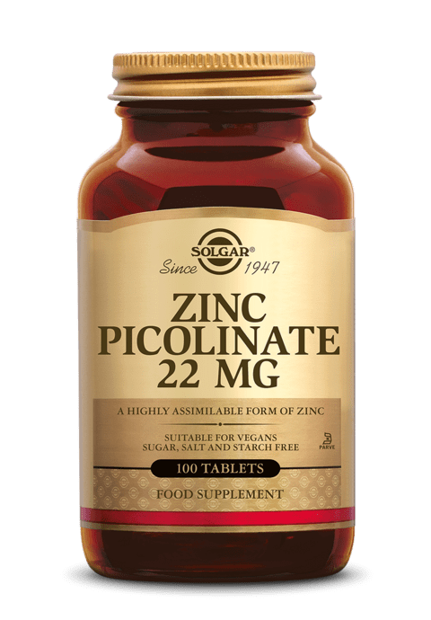 Solgar Zinc Picolinate 22 mg Solgar Zinc Picolinate 22 mg