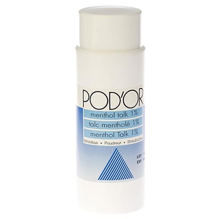 Pod'Or Talkpoeder met Menthol 1% Pod'Or Talkpoeder met Menthol 1%