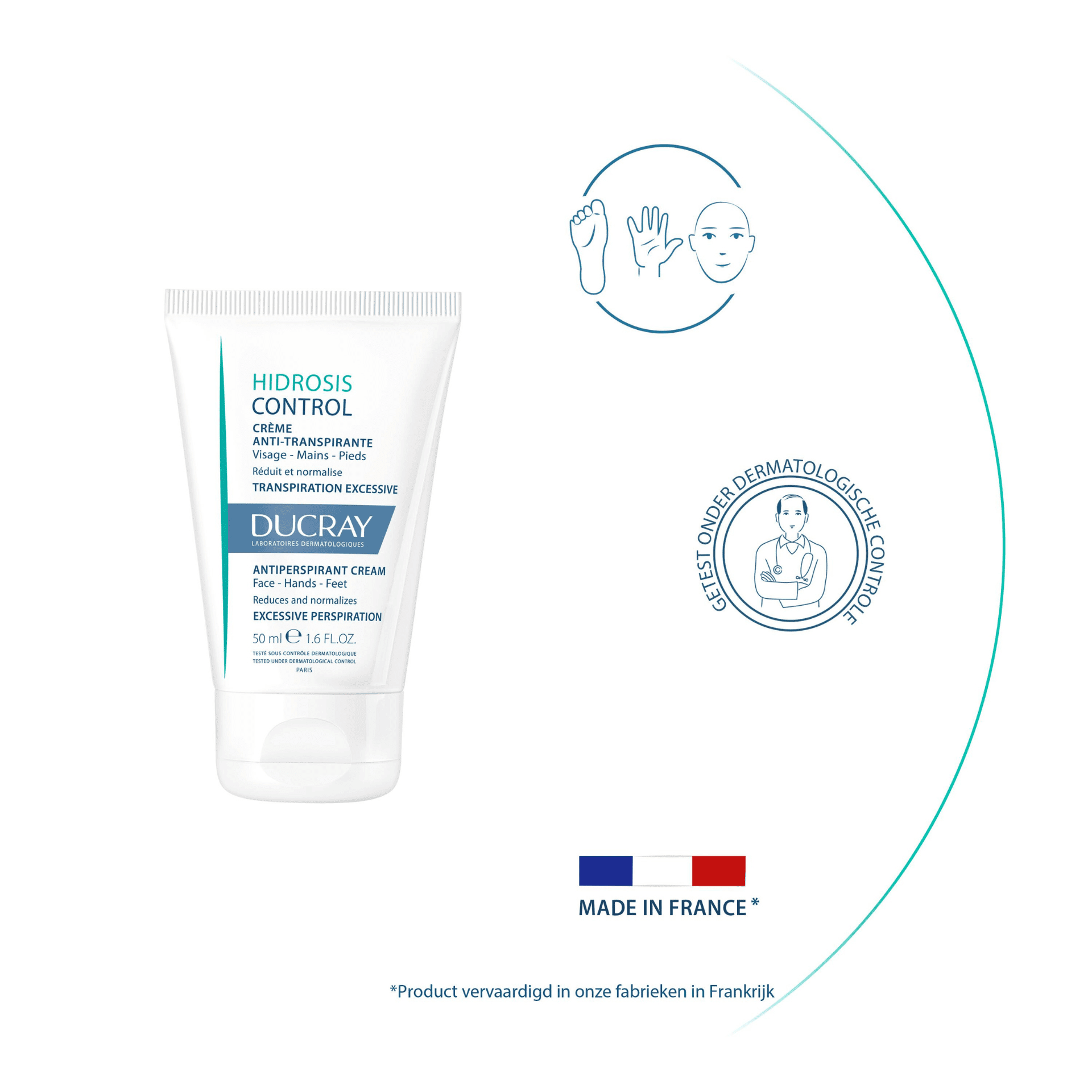 Ducray Hidrosis Control Antitranspirante Crème Ducray Hidrosis Control Antitranspirante Crème