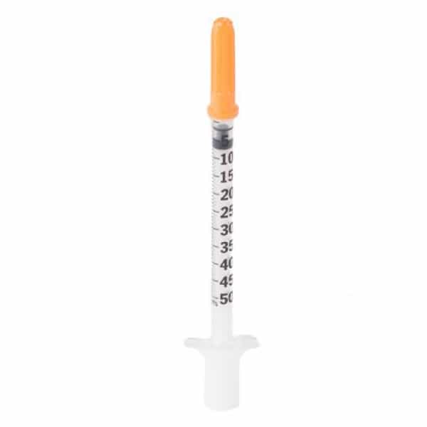BD Micro-Fine Insulinespuit 0,5 ml + Naald 0,33 x 12,7 mm BD Micro-Fine Insulinespuit 0,5 ml + Naald 0,33 x 12,7 mm