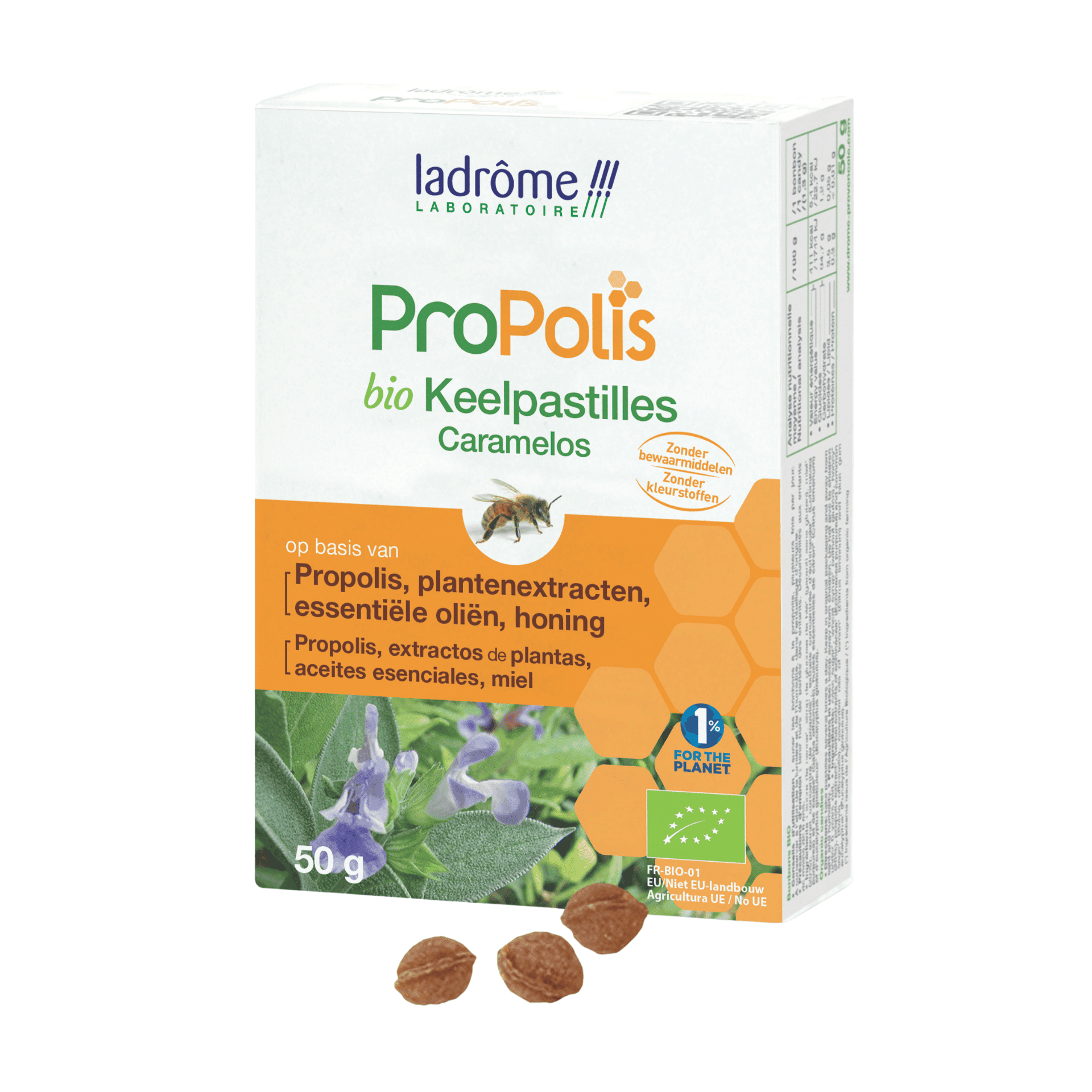 Ladrome Bonbons Propolis 50g Ladrome Bonbons Propolis 50g