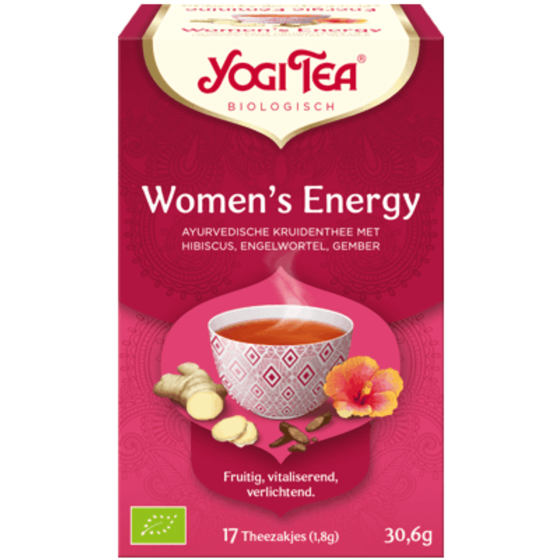 Yogi Tea Thé énergétique pour femmes 17 sachets Yogi Tea Thé énergétique pour femmes 17 sachets