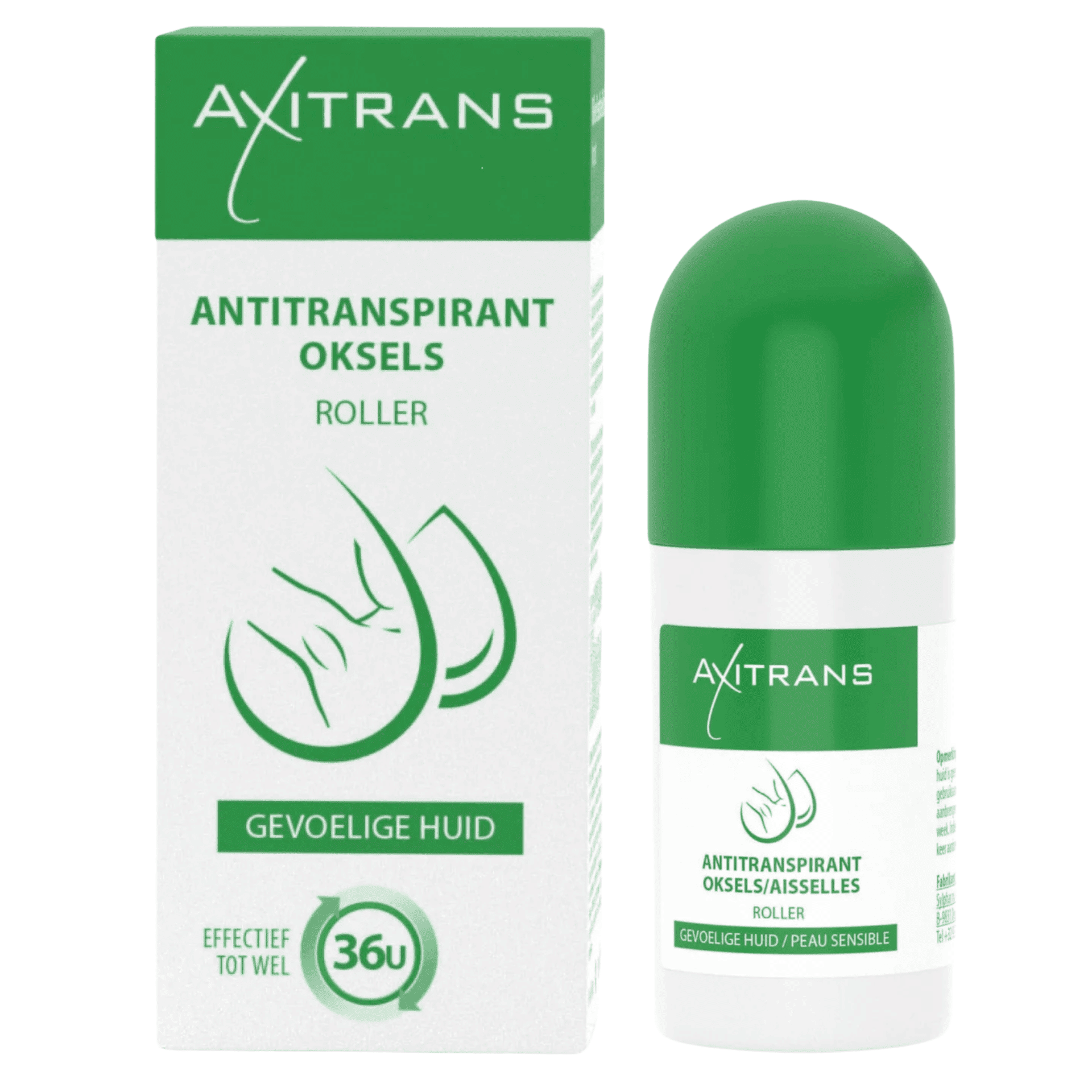 Axitrans Roller Antitranspirant Oksels Gevoelige Huid Axitrans Roller Antitranspirant Oksels Gevoelige Huid