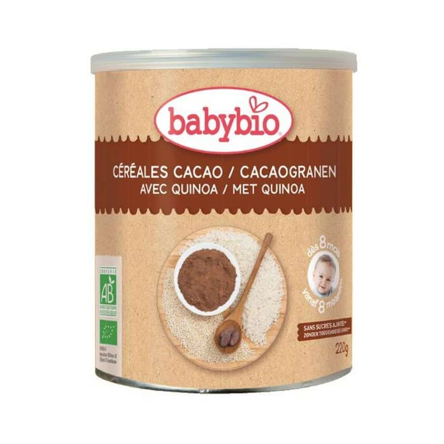 Babybio Cacaogranen Quinoa 8m Babybio Cacaogranen Quinoa 8m