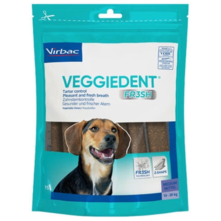 Virbac Veggiedent Kauwstrips 10-30 kg Virbac Veggiedent Kauwstrips 10-30 kg