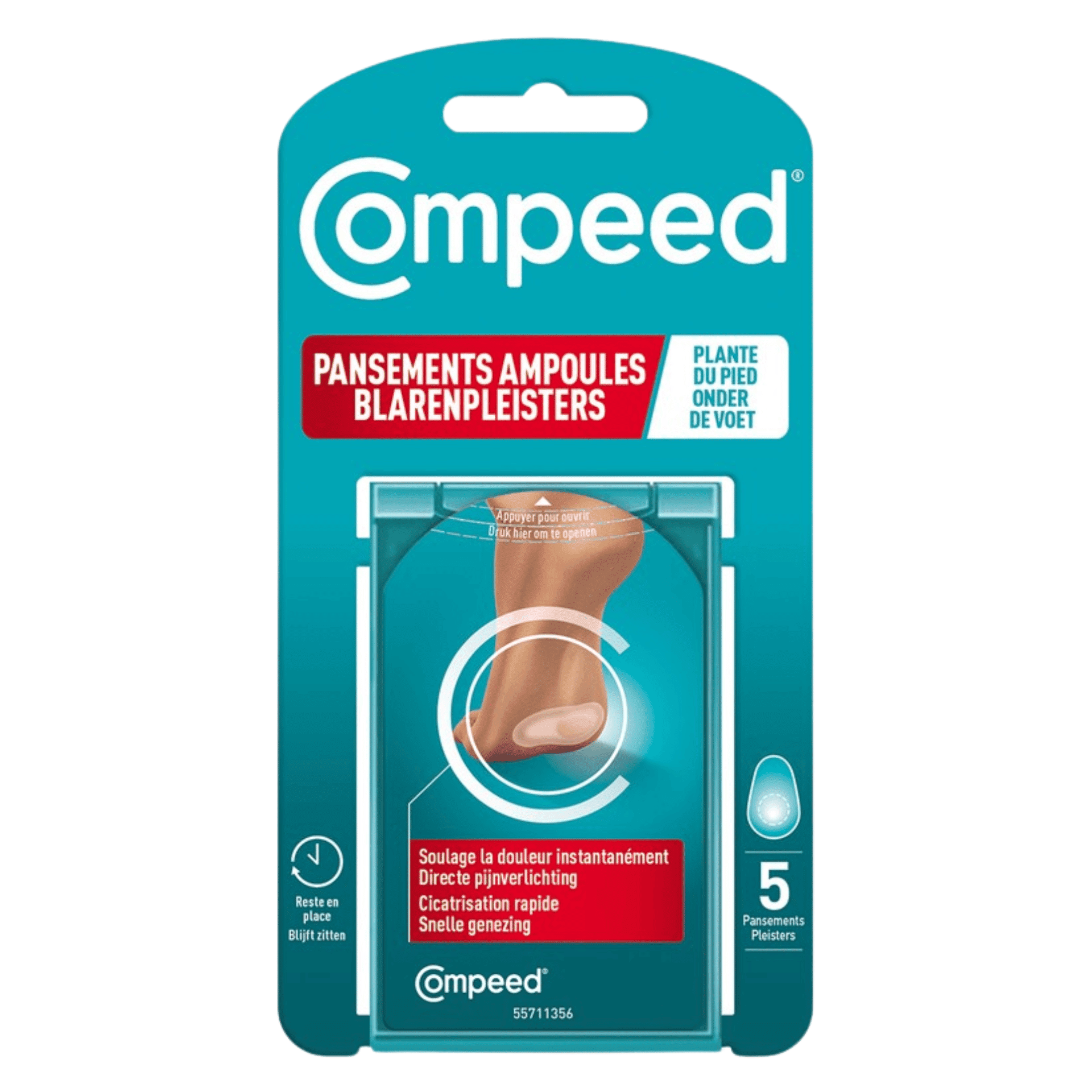 Compeed Blarenpleisters onder de Voet