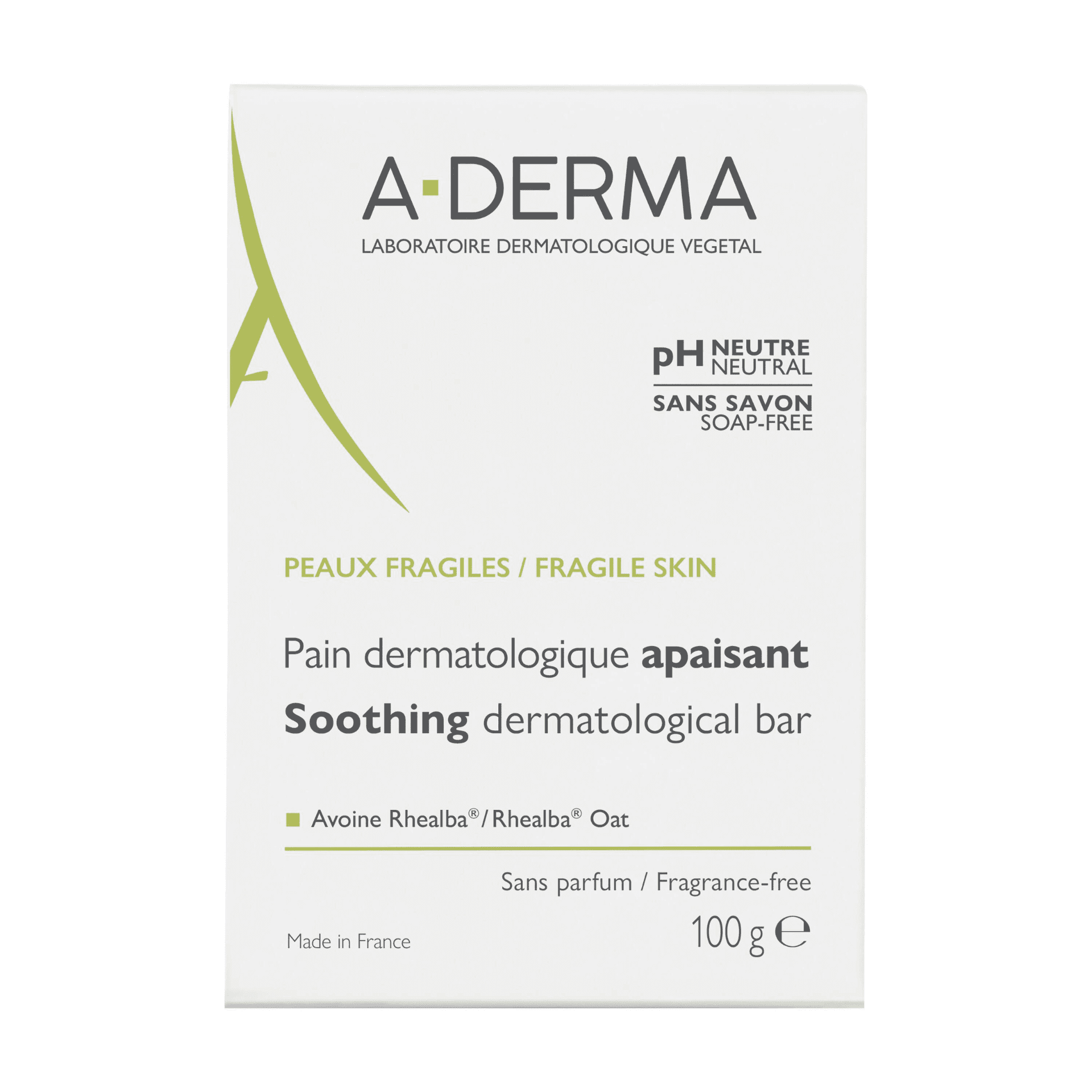 Aderma Indisp. Pain Dermato Avoine 100g Nf