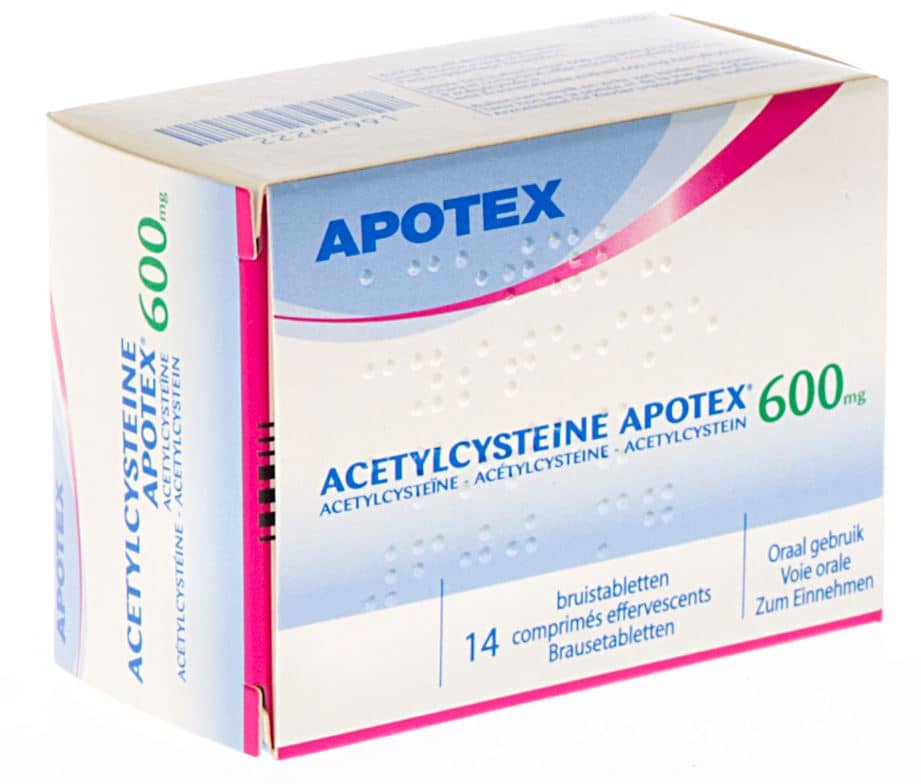 Apotex Acetylcysteïne 600 mg
