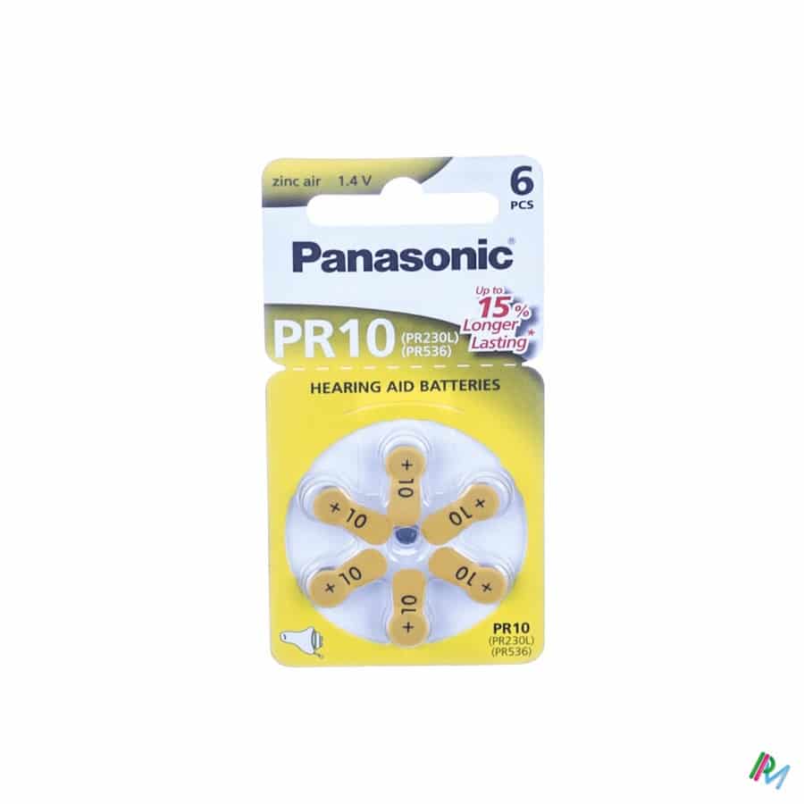 Panasonic PR10 Gehoorbatterij