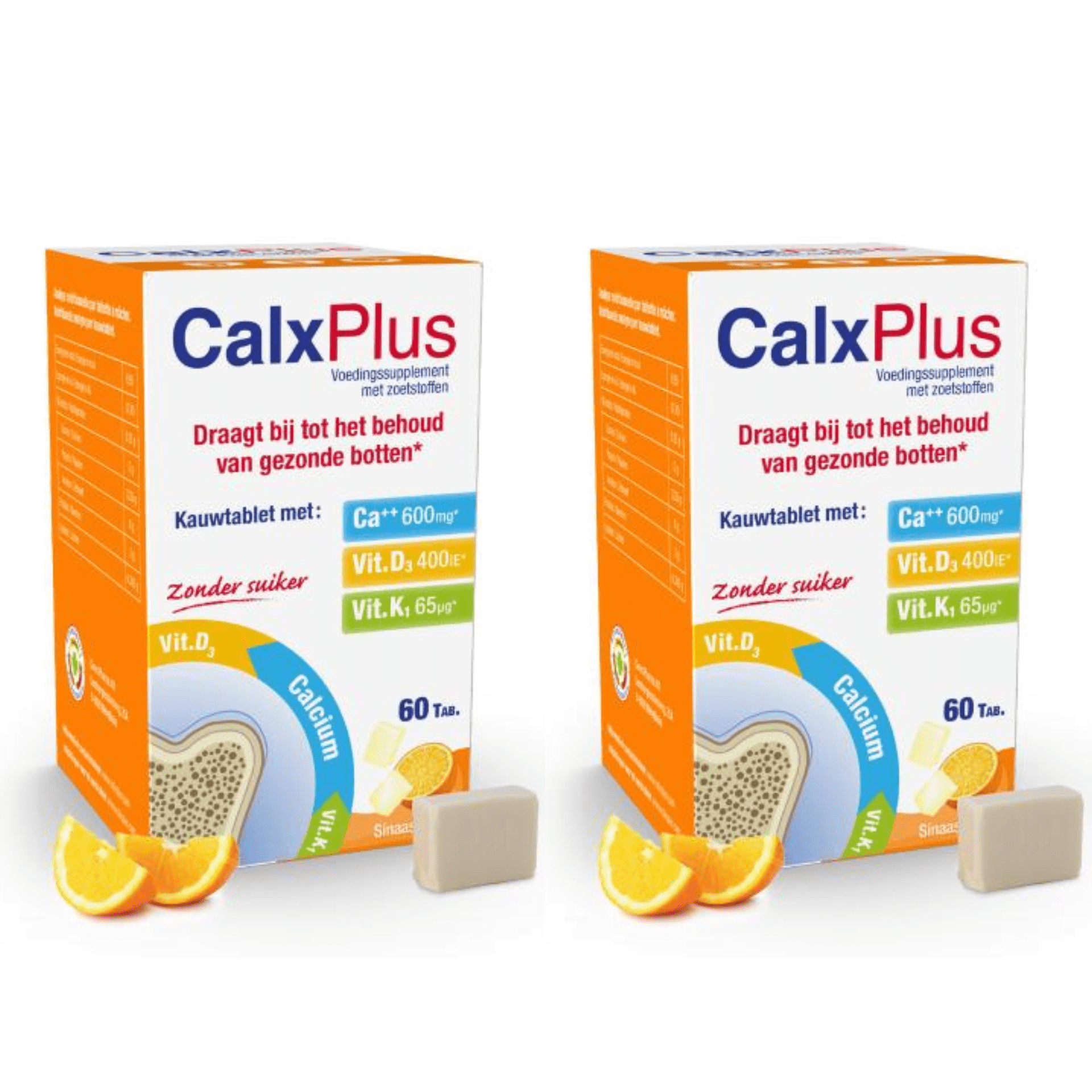 CalxPlus Sinaasappel Promo 1+1 Gratis