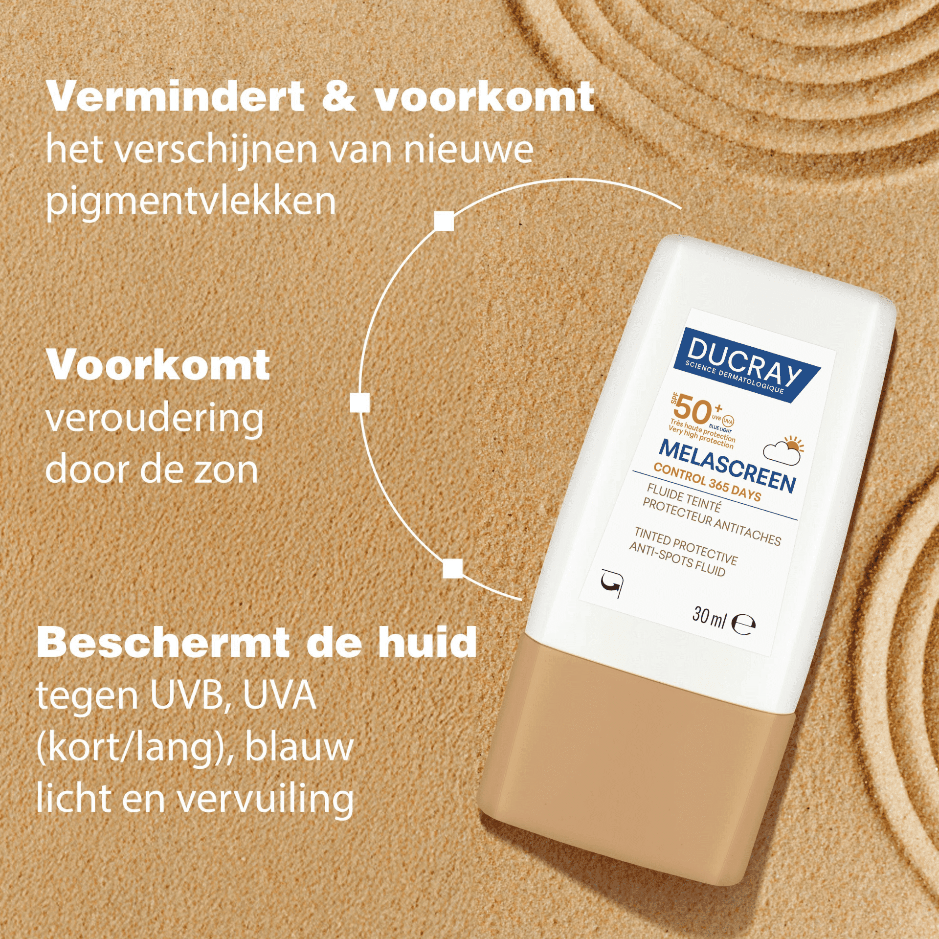 Ducray Melascreen Control 365 Days Getinte Fluid SPF 50+ Ducray Melascreen Control 365 Days Getinte Fluid SPF 50+