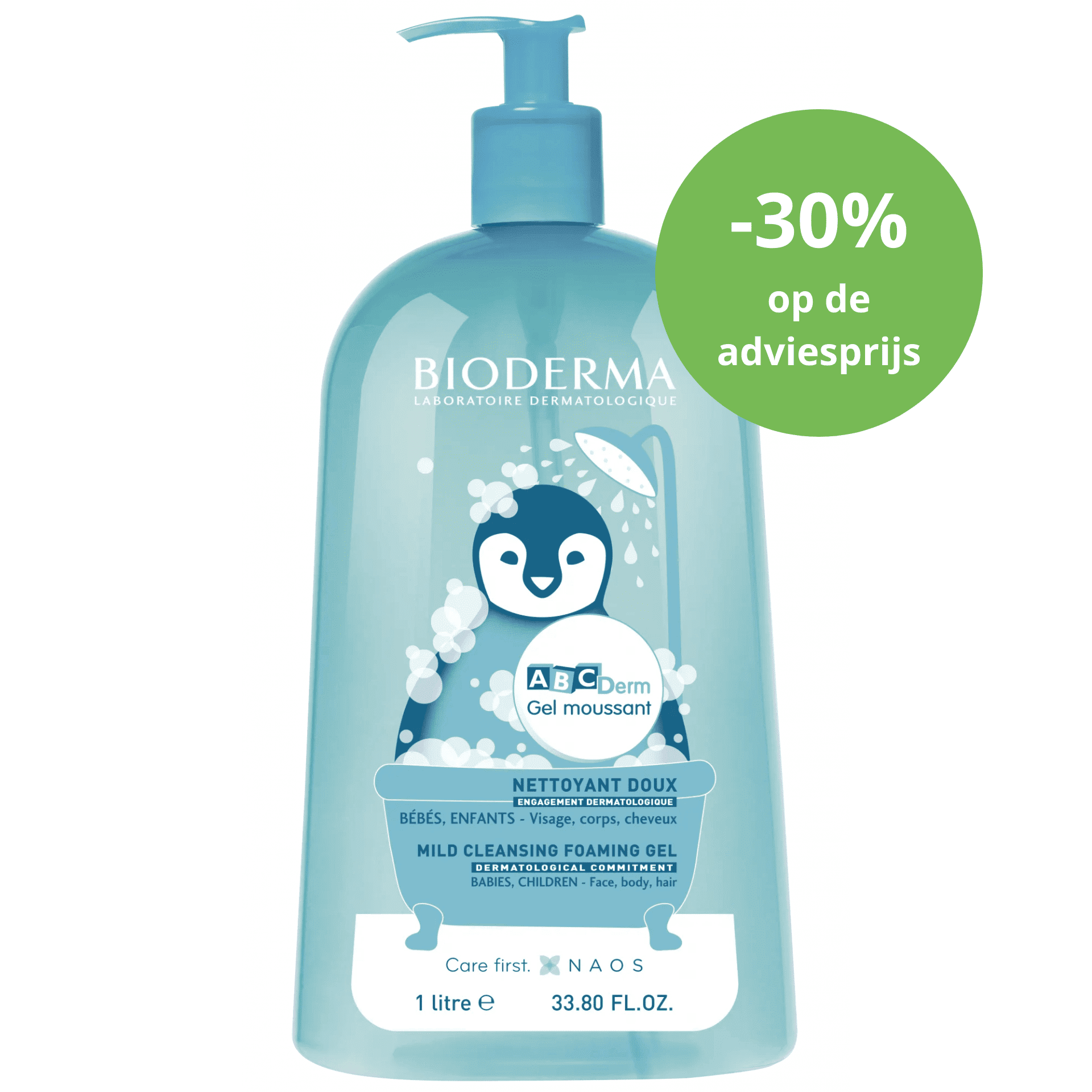 Bioderma ABCDerm Schuimende Gel Bioderma ABCDerm Schuimende Gel