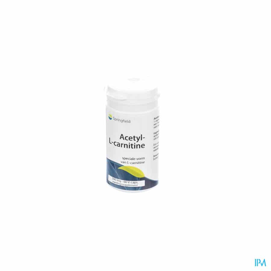 Springfield Acetyl-l-Carnitine 500 mg Springfield Acetyl-l-Carnitine 500 mg
