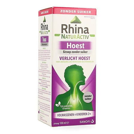 Rhina NaturActiv Hoest Suikervrij Rhina NaturActiv Hoest Suikervrij